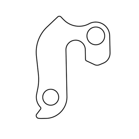 Union derailleurpad GH-120 met schroefset M8x0.75