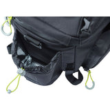 Basil Miles XL Pro bagagedragertas - waterdicht - sportief - zwart lime - 9-36L - MIK RT adapterplaten
