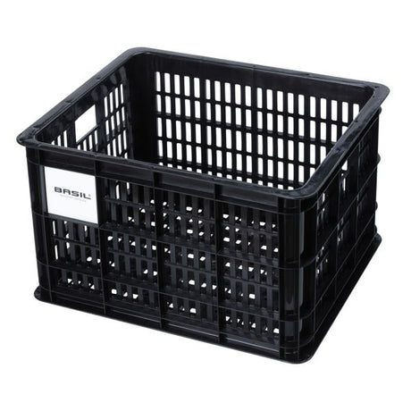 Basil fietskrat M - medium - 29.5 liter - zwart