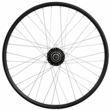 Shimano achterwiel 28 1 4inch nexus 8 naaf (zwart) - zac2000 velg (zwart) met rvs spaken - voor schijfrem
