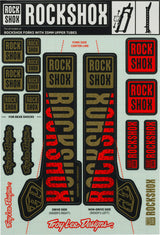 Rockshox troy lee designs decal kit f.pike lyrik yari domain revelation c. 2018