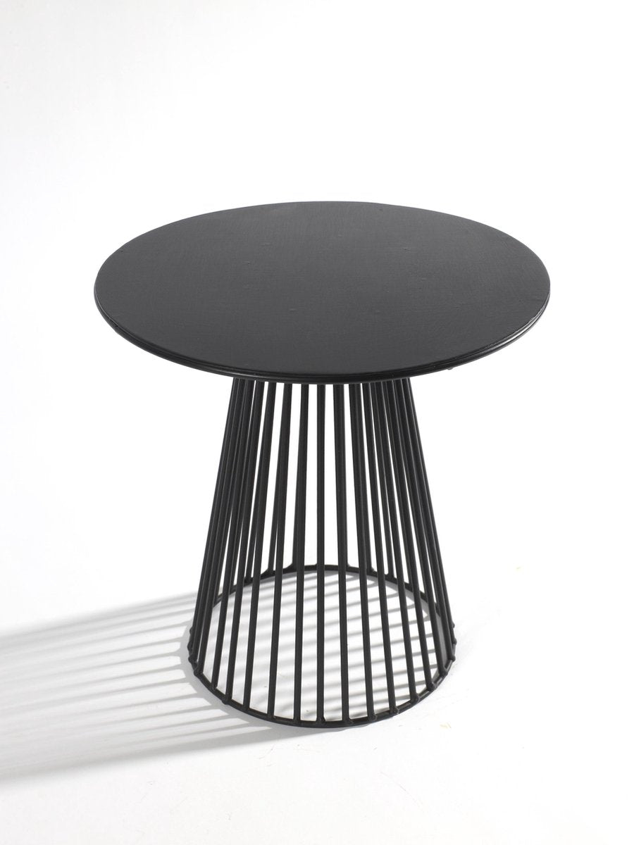Serax - antonino sciortino metal sculptures - bijzettafel l - zwart - 50 ø