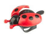 Bicycle Bell Pexkids Ladybugs met open vleugels - rood zwart