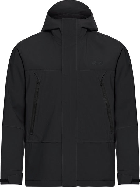 Jack wolfskin onera 2l jkt m heren outdoorjas-black