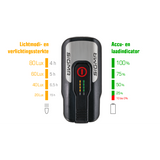 koplamp Aura 80 Lux led USB-oplaadbaar zwart
