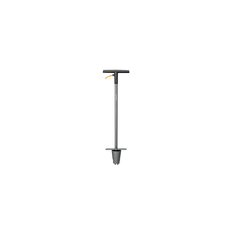 Fiskars ergo bollenplanter met lange steel - pootstok bollenpoter met antislip stabord - 100 cm