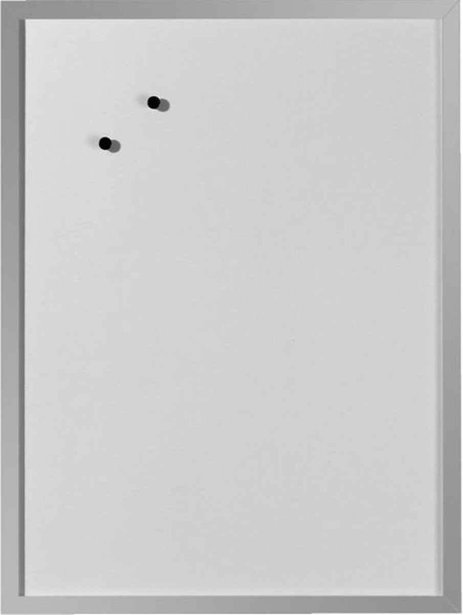 Herlitz magnettafel und whiteboard 40x60 holzr. silber