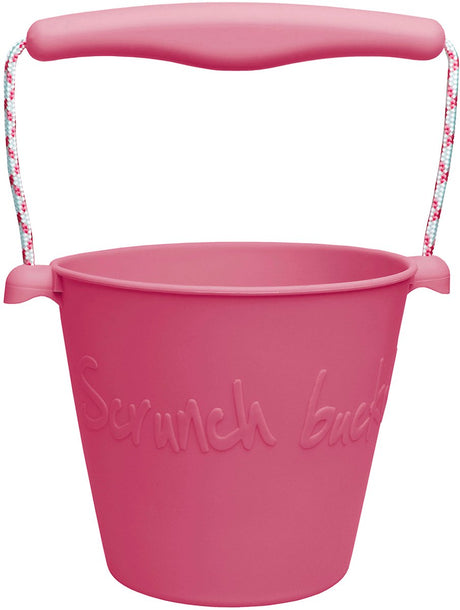 Scrunch speelgoedemmer - rood - opvouwbaar - recycleerbaar