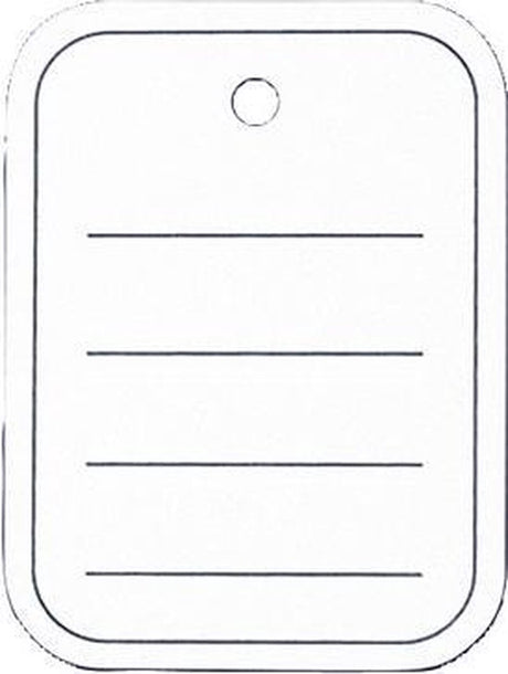 Sigel - prijskaartjes - 40x50 mm - met ponsing - gelinieerd- doos van 500 stuks - si-zb350