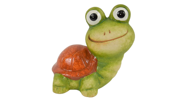 Turtle ceramic 11x9x11,7h green