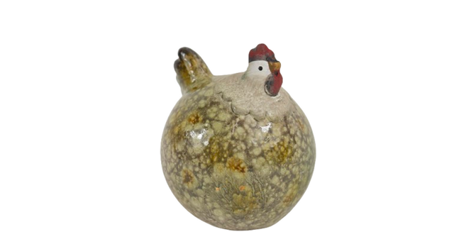 Rooster 8,2x8,2x10cm ceramic