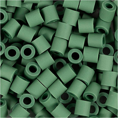 Creativ company http: www.cchobby.nl biobeads-van-nabbi-afm-5x5-mm-gatgrootte-2-5-mm-medium-donkergroen-1000-stuk-1-doos