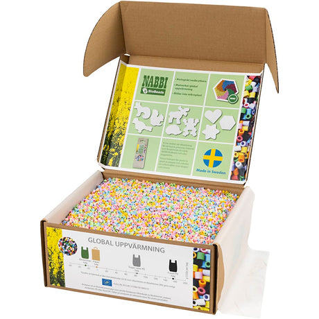 Creativ company https: www.cchobby.nl biobeads-van-nabbi-afm-5x5-cm-medium-pastelkleuren-55000-stuk-1-doos
