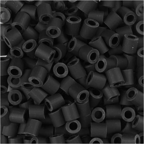 Creativ company http: www.cchobby.nl biobeads-van-nabbi-afm-5x5-mm-gatgrootte-2-5-mm-medium-zwart-1000-stuk-1-doos