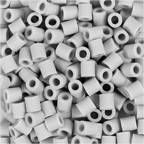 Creativ company http: www.cchobby.nl biobeads-van-nabbi-afm-5x5-mm-gatgrootte-2-5-mm-medium-grijs-3000-stuk-1-doos