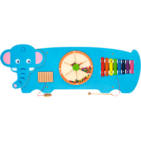 Vigatoys https: www.cchobby.nl viga-houten-activiteitenbord-met-olifant-afm-91x32x4-6-cm-1-stuk