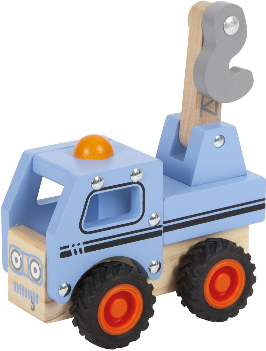 Small foot - houten sleepwagen blauw