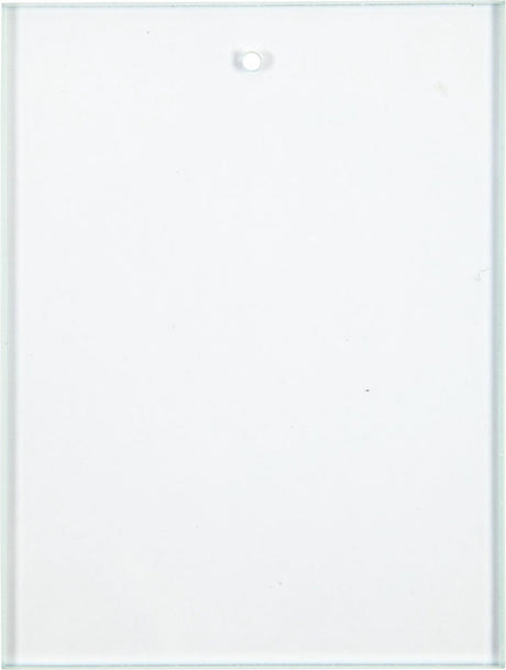Creativ company creotime glazen plaat 10 stuks 8 x 6 cm vierkant