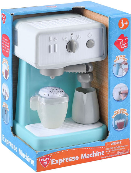 Playgo espressomachine wit blauw - 3dlg.
