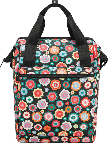 Klickfix fietstas roomy gt 12l happy flowers