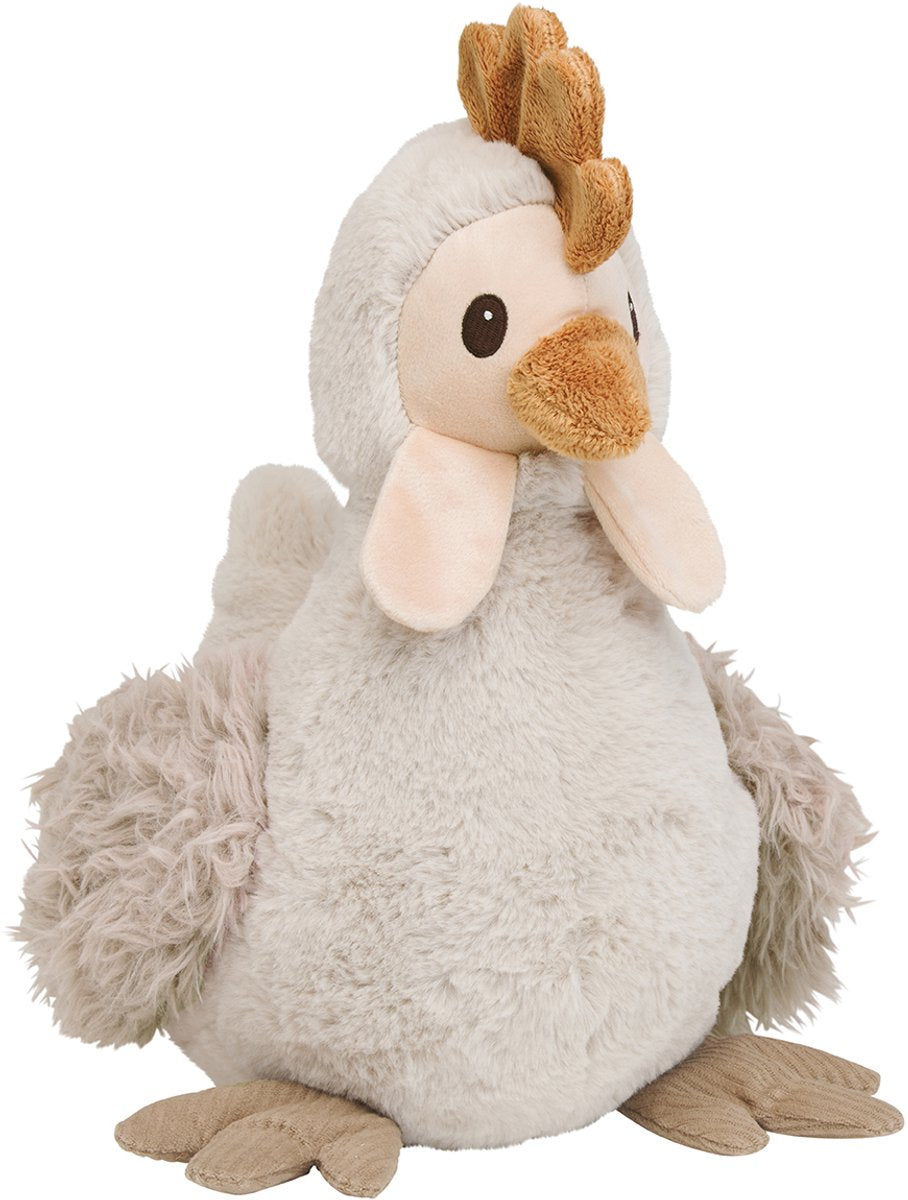 Happy horse kip carice knuffel 32 cm - grijs - baby knuffel