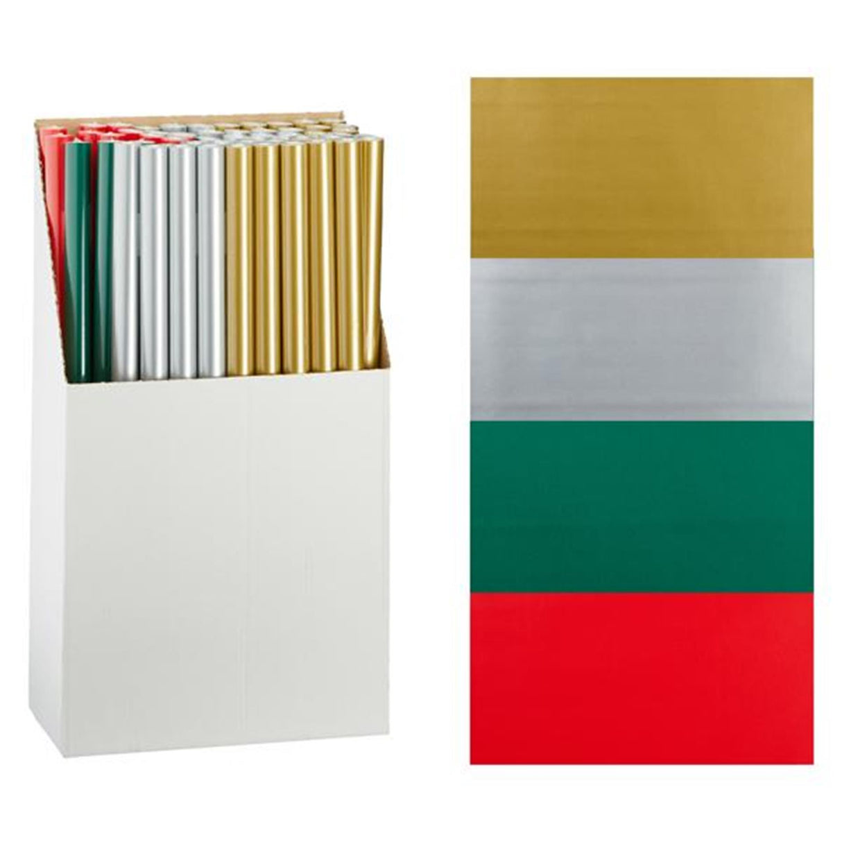 Cepewa kadopapier kerst uni kleur rol 70x200