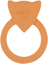 Trixie natuurlijk rubber ronde bijtring - mr. fox