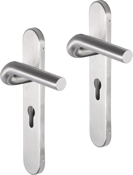 Impresso newport rvs geborsteld op ovaal schild pc55