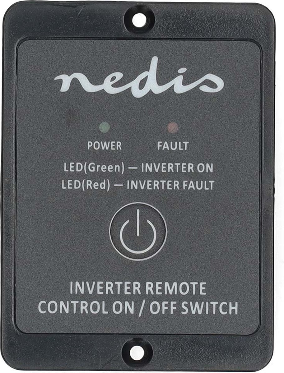Nedis afstandsbediening voor omvormer – 6 m – rj12 – zwart