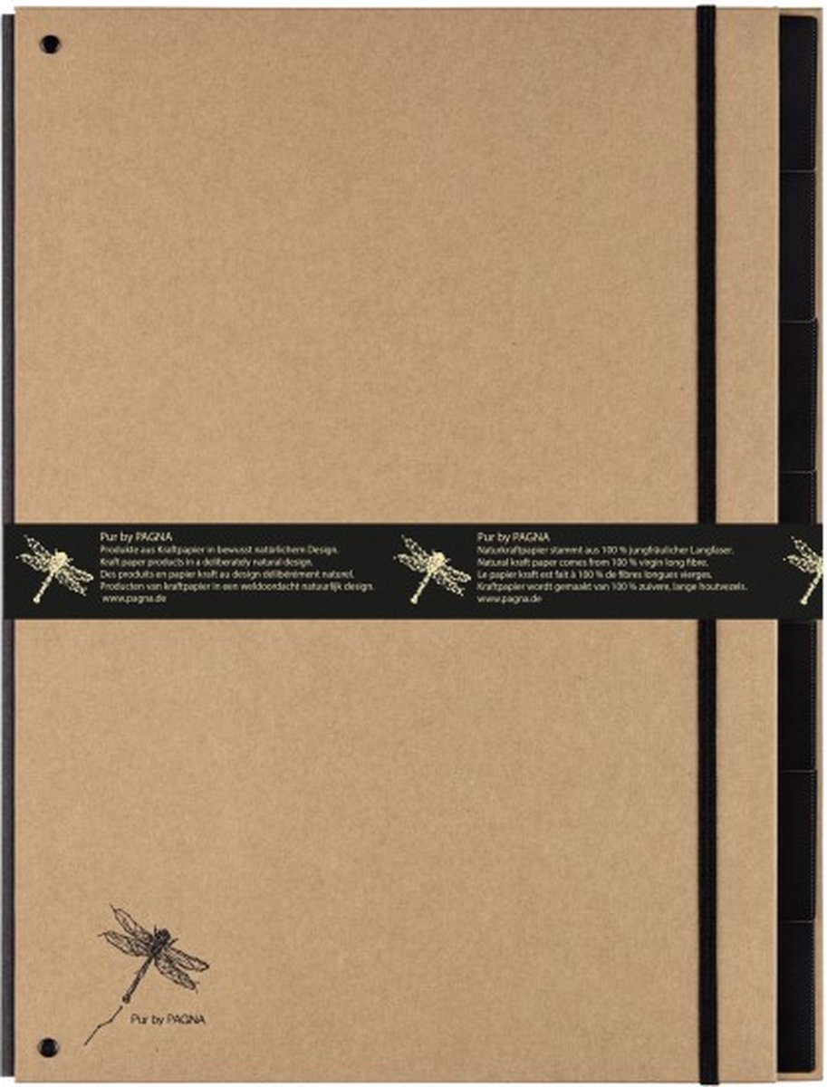 Pagna pultordner 7 f�cher pur natur 1stk