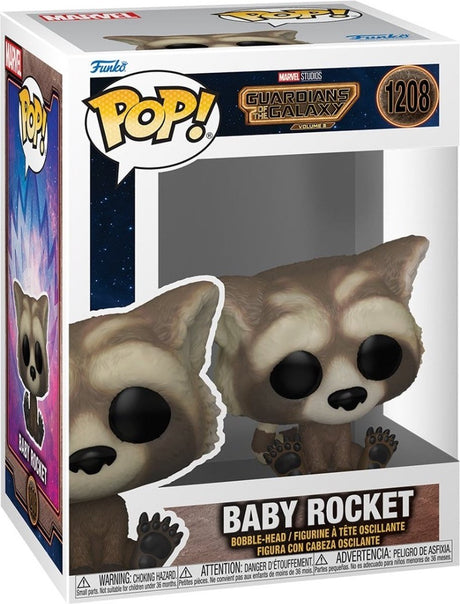 Funko pop marvel: guardians of the galaxy 3 - baby rocket - pop #1208