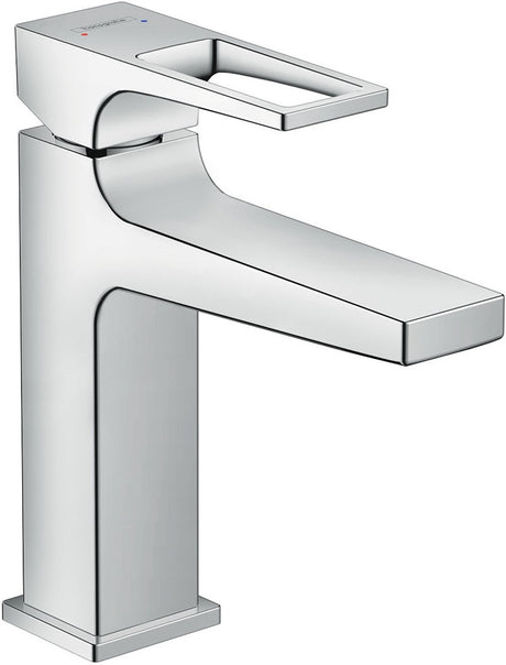 Hansgrohe metropol ééngreeps wastafelmengkraan 110 met beugelgreep met trekwaste chroom