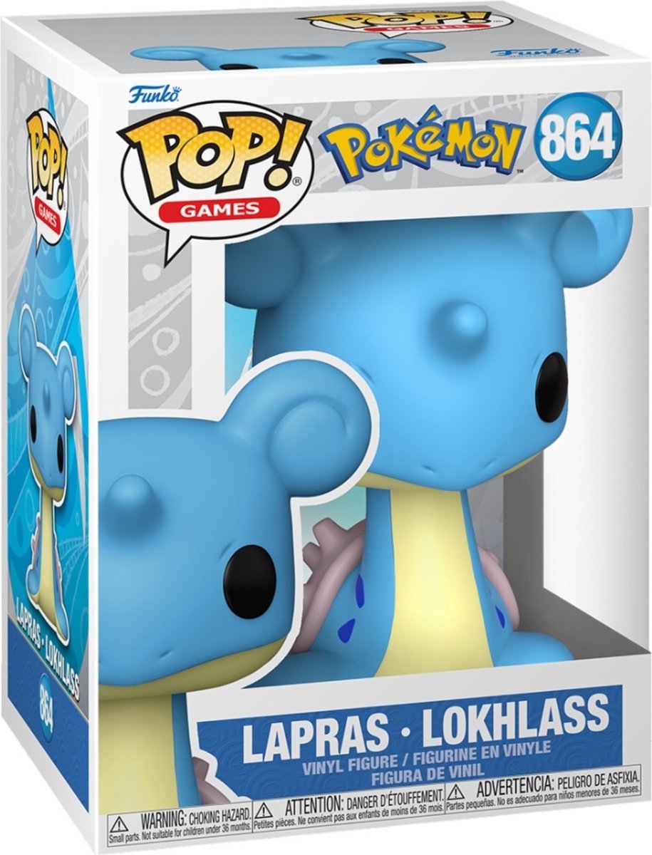 Funko pop games: pokémon lapras pop #864