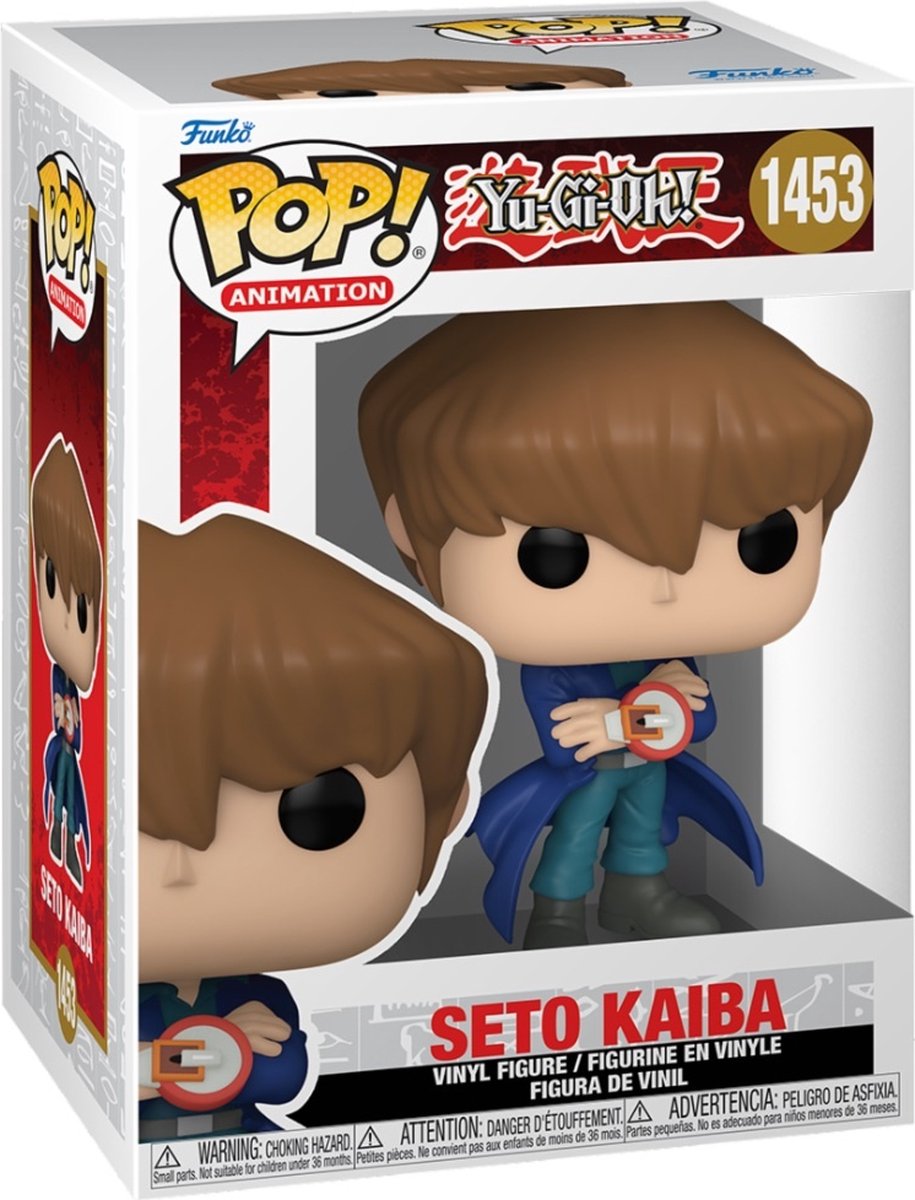 Funko pop animation: yu-gi-oh! - seto kaiba - pop #1453