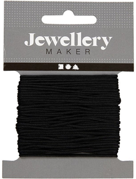 Creativ company macrame koord zwart, 10m