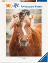 Ravensburger – pony and cat – legpuzzel – 500 stukjes