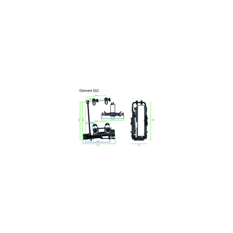 Tradekar international bv pro-user fietsendrager - diamant sg2 - 2 fietsen