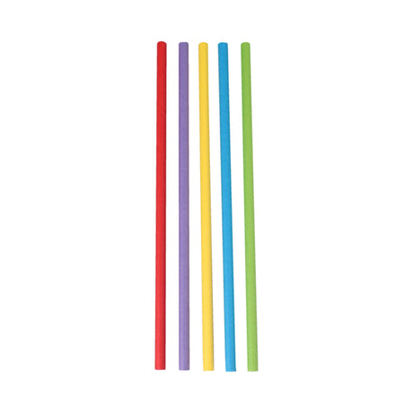 Depa drinkrietje assorti papier 200x6 mm fsc (250 stuks)