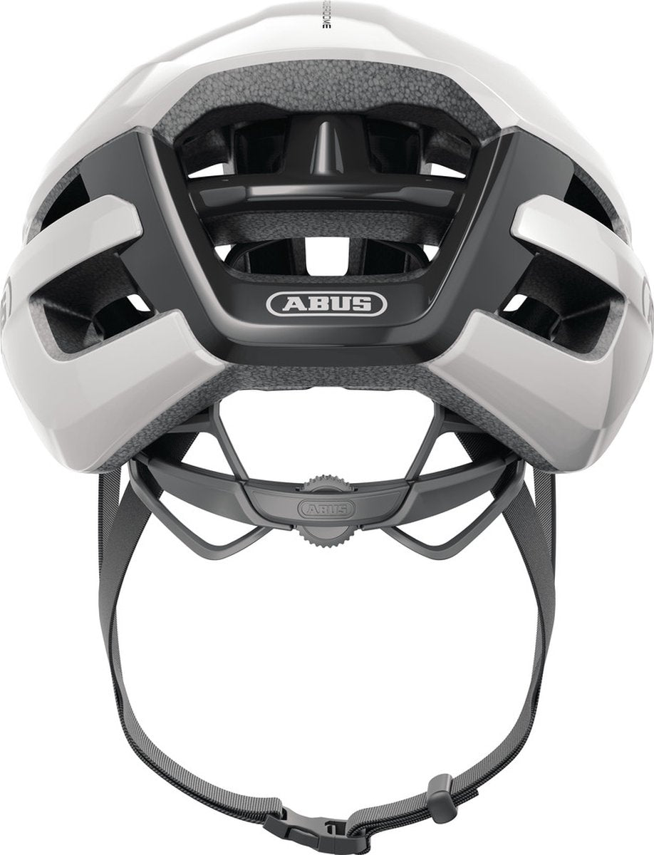 Abus powerdome - fietshelm shiny white m (54 - 58 cm)