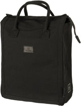 Fastrider classic - enkele fietstas - boodschappentas - 20l - waterafstotend waxed canvas - click en go systeem - reflecterend - zwart