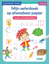 Deltas oefenboek afwasbaar papier leuke schrijfspelletjes (5-6 j.)