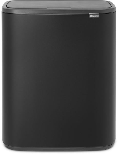 Brabantia bo touch bin prullenbak - 1 vak - 60 liter - mineral moonlight black