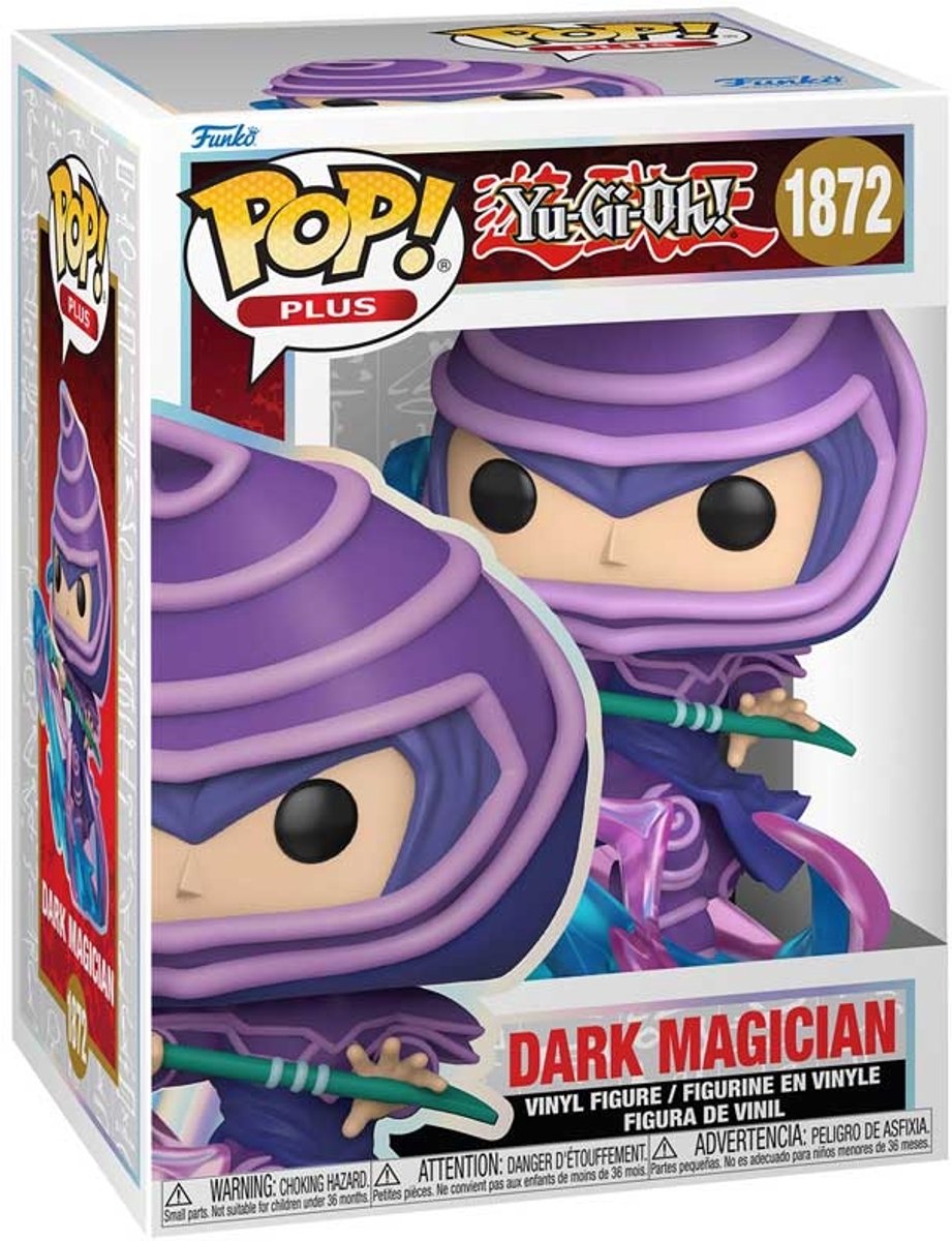 Funko yu-gi-oh! dark magician vinylfiguur 1872 pop! standaard unisex