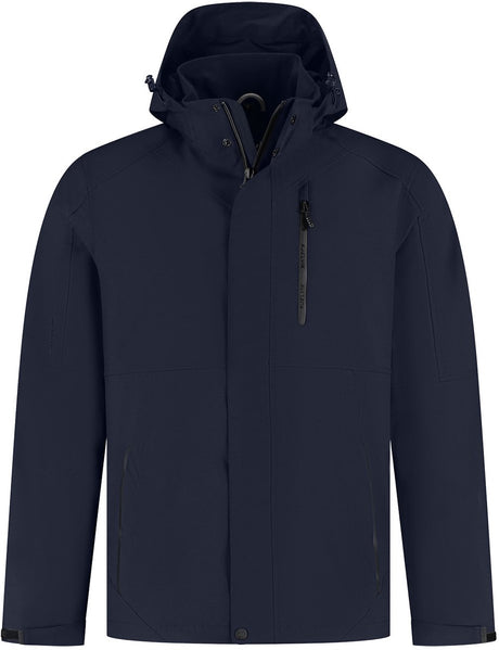 Kjelvik outdoorjas alek donkerblauw