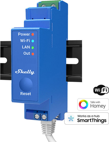 Shelly power-free wifi-schakelaar voor smart home pro