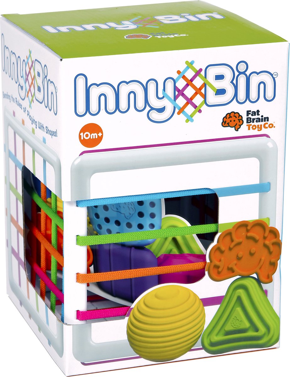 Fat brain toys inny bin sorteerkist - vormenstoof