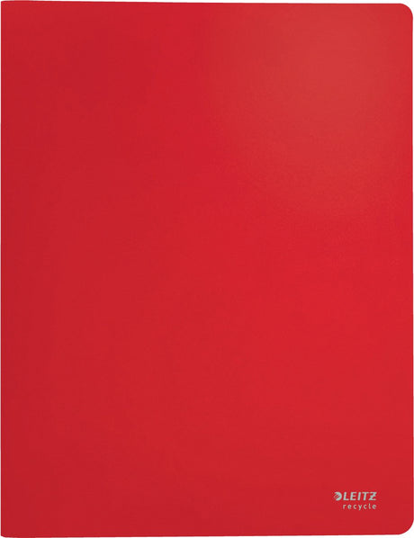 Leitz recycle showalbum a4 - 40 hoezen - 90% pre- en post-consumer gerecycled plastic - rood