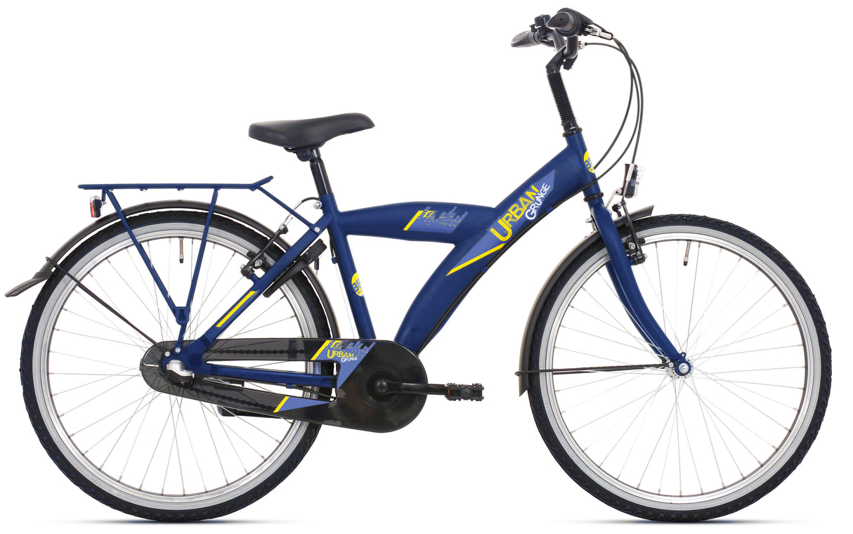 Bikefun kinderfiets 24 bike fun urban kobalt blauw