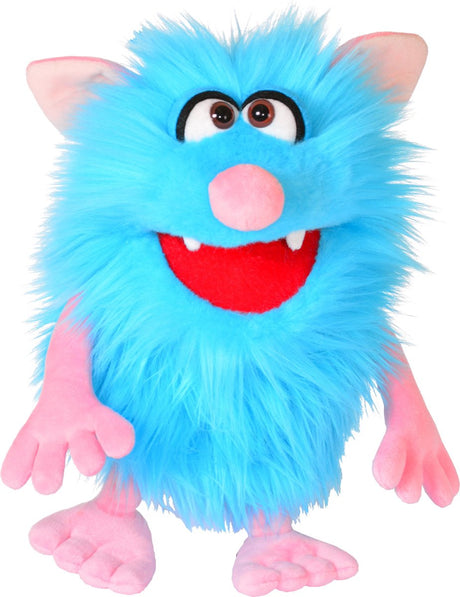 Living puppets handpop schorsch – zachte pluche handpop van 35 cm met beweegbare armen – knuffelbaar speelgoed voor rollenspel, verhalen en fantasierijk spel – voor kinderen vanaf 3 jaar