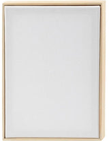 Creativ company gespannen canvas met lijst 280gr. 21x29,7cm - wit